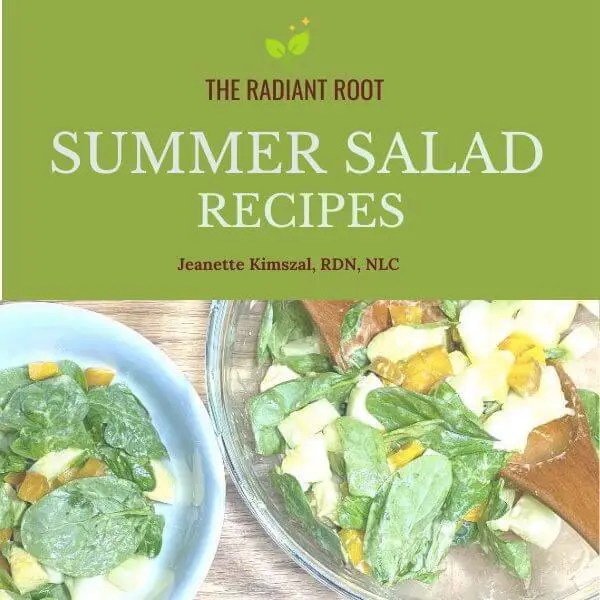 The Radiant Root 15 Summer Salads Recipe Cookbook | Resources for gluten and dairy free diet | The Radiant Root